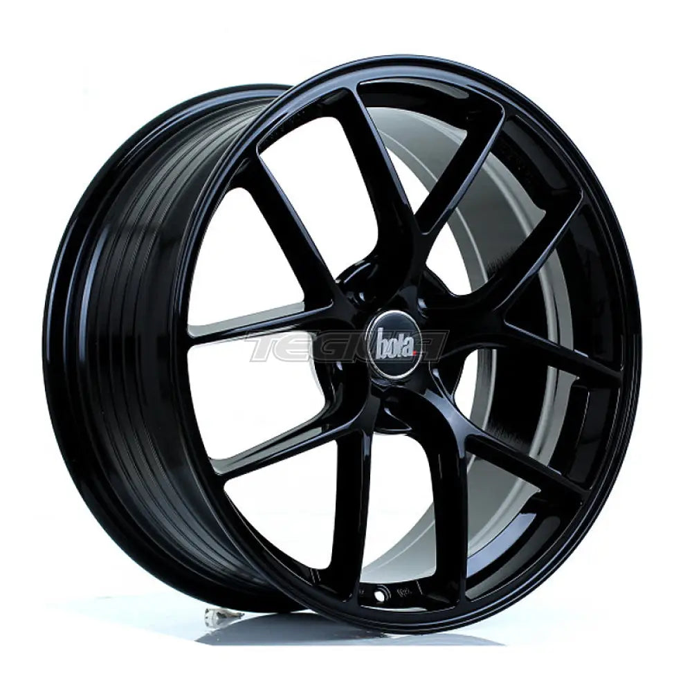 BOLA FLE Alloy Wheel 19x8.5 5x114 ET42 To 50 72.6mm CB Gloss Black Alloy Wheels