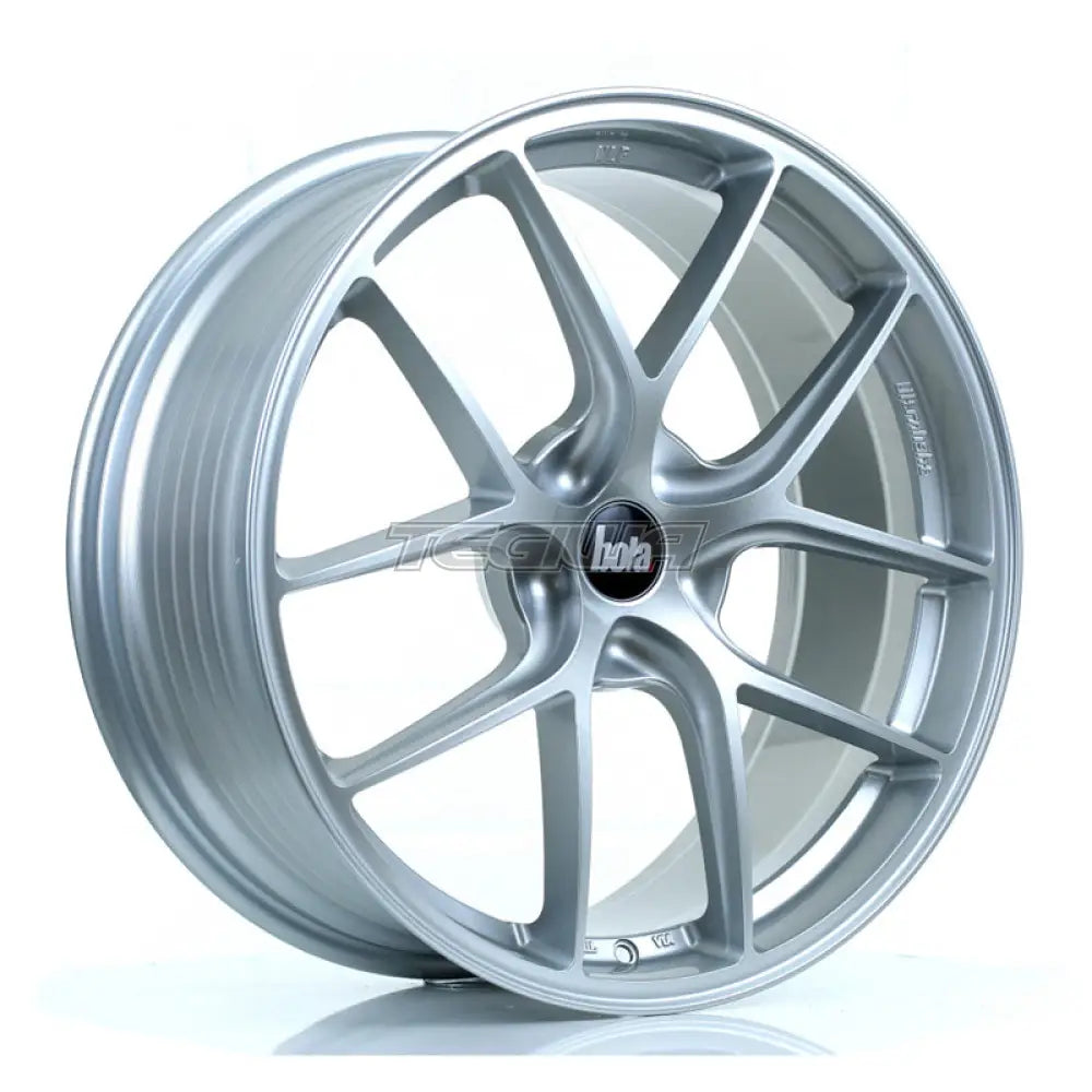 BOLA FLE Alloy Wheel 20x8.5 5x108 ET30 To 50 72.6mm CB Crystal Silver Alloy Wheels