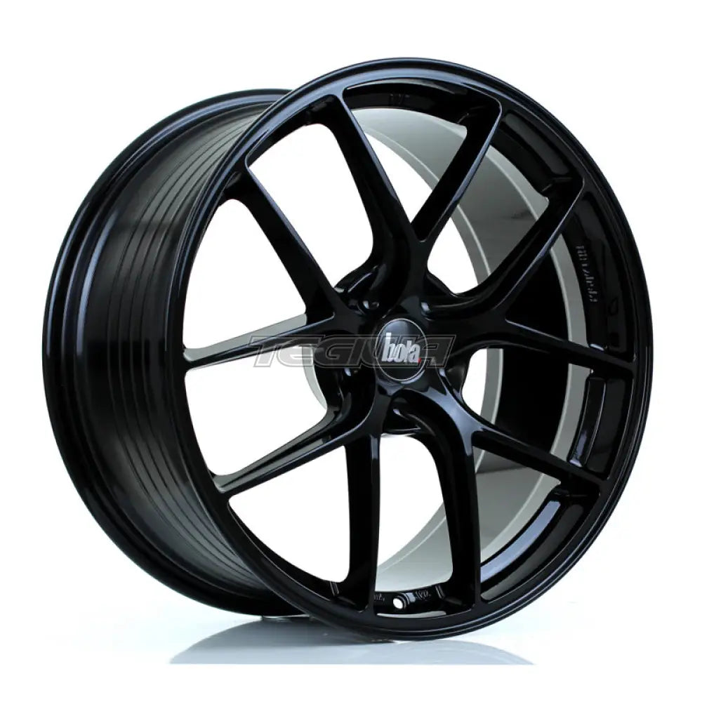 BOLA FLE Alloy Wheel 20x9.5 5x108 ET30 To 50 72.6mm CB Gloss Black Alloy Wheels