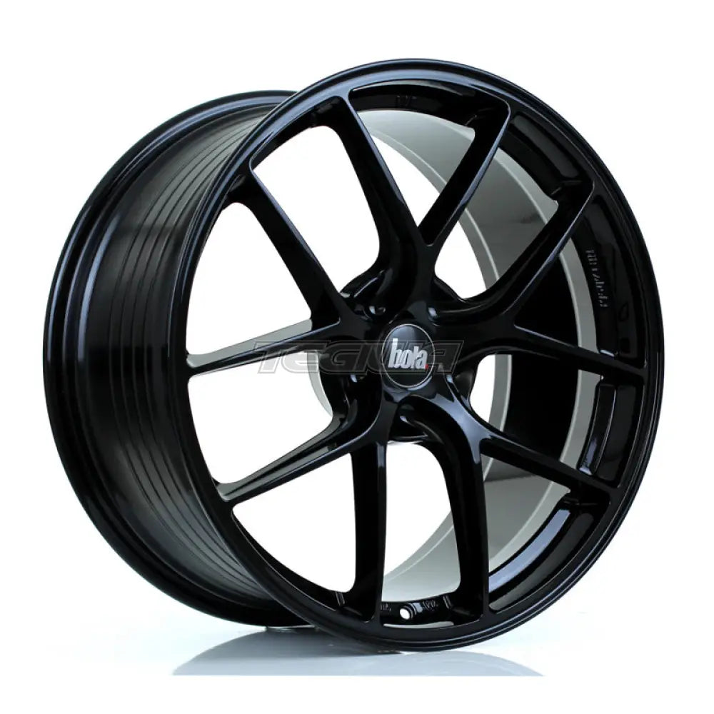 BOLA FLE Alloy Wheel 20x9.5 5x120 ET30 To 50 72.6mm CB Gloss Black Alloy Wheels