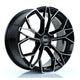 BOLA FLF Alloy Wheel 18x8 5x112 ET40 To 50 72.6mm CB Gloss Black Polished Face Alloy Wheels