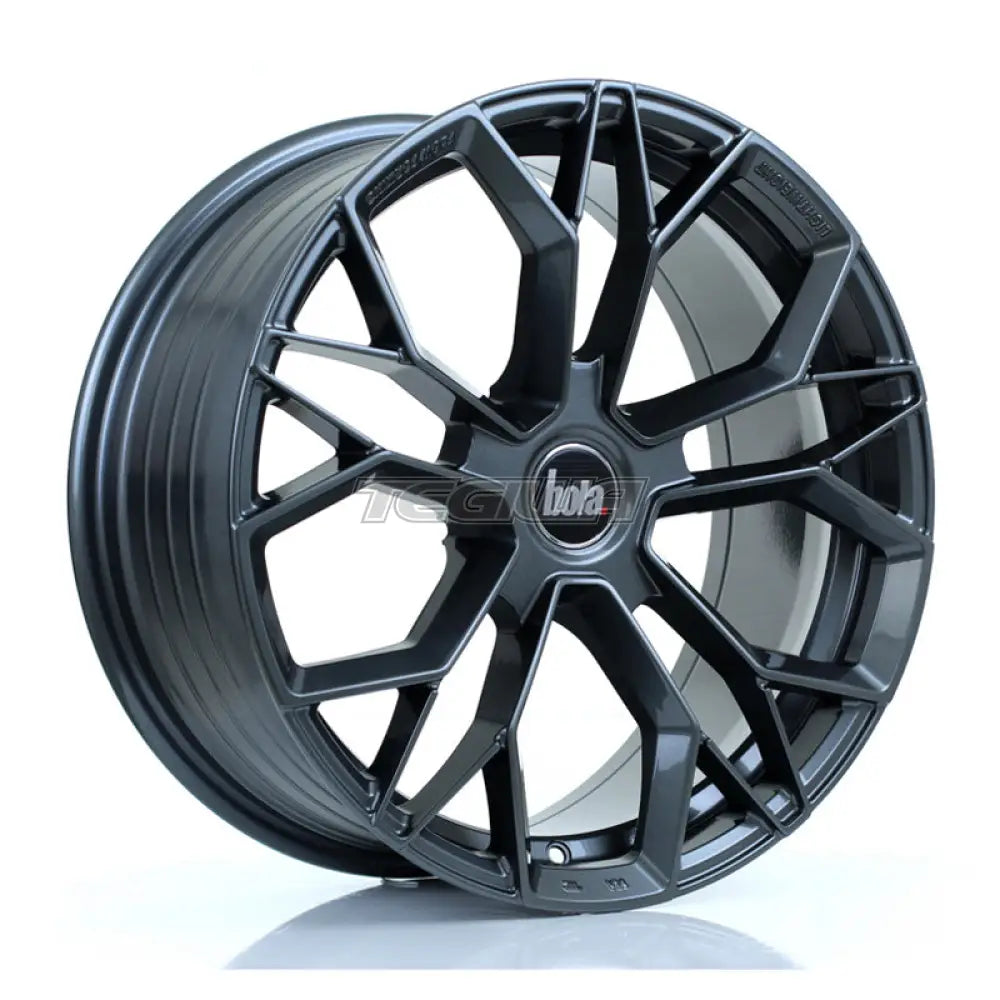BOLA FLF Alloy Wheel 18x8 5x112 ET40 To 50 72.6mm CB Gloss Gunmetal Alloy Wheels