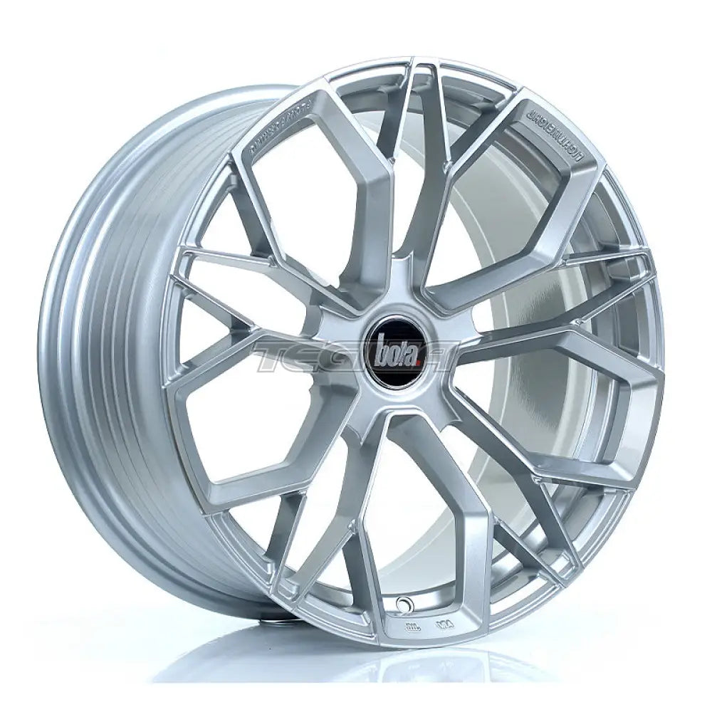 BOLA FLF Alloy Wheel 18x9 5x115 ET42 To 50 72.6mm CB Silver Polished Face Alloy Wheels