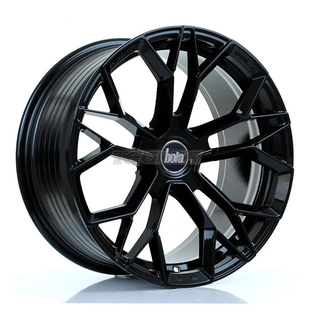 BOLA FLF Alloy Wheel 18x9 5x98 ET42 To 50 72.6mm CB Gloss Black Alloy Wheels