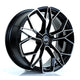BOLA FLF Alloy Wheel 19x8.5 5x120 ET42 To 50 72.6mm CB Gloss Black Polished Alloy Wheels