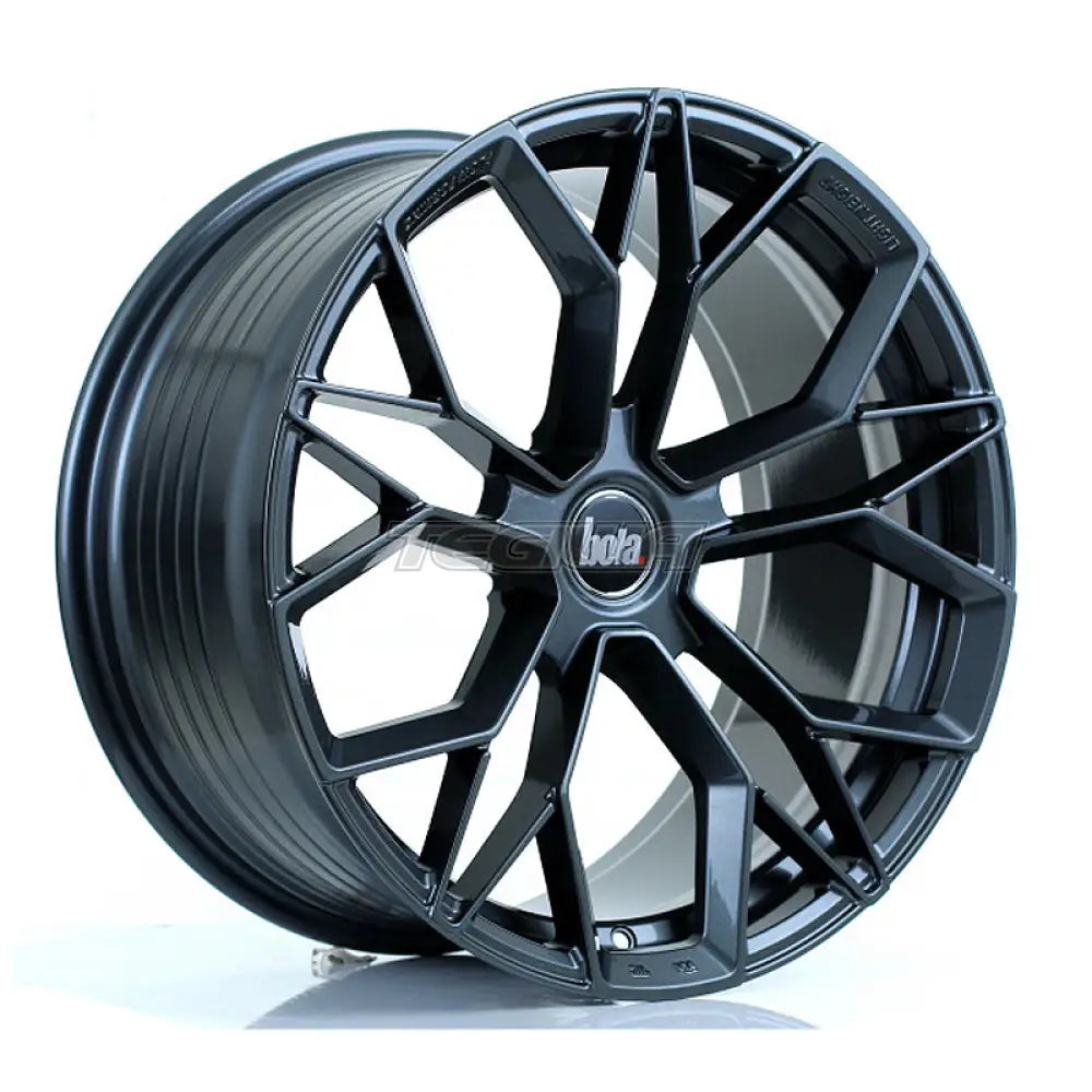 BOLA FLF Alloy Wheel 19x9.5 5x108 ET45 To 50 72.6mm CB Gloss Gunmetal Alloy Wheels