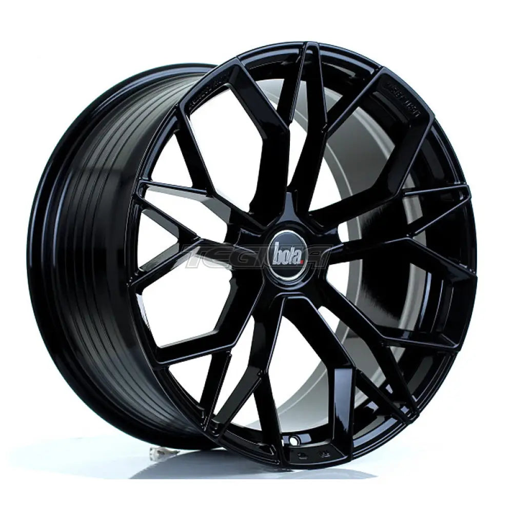 BOLA FLF Alloy Wheel 19x9.5 5x112 ET35 To 50 72.6mm CB Gloss Black Alloy Wheels