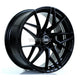 BOLA FLR Alloy Wheel 18x8.5 5x100 ET35 To 50 72.6mm CB Gloss Black Alloy Wheels