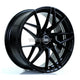 BOLA FLR Alloy Wheel 18x8.5 5x120 ET40 To 50 72.6mm CB Gloss Black Alloy Wheels