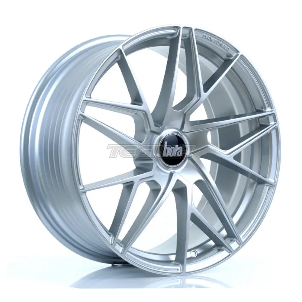 BOLA FLR Alloy Wheel 19x8.5 5x105 ET40 To 45 72.6mm CB Crystal Silver Alloy Wheels