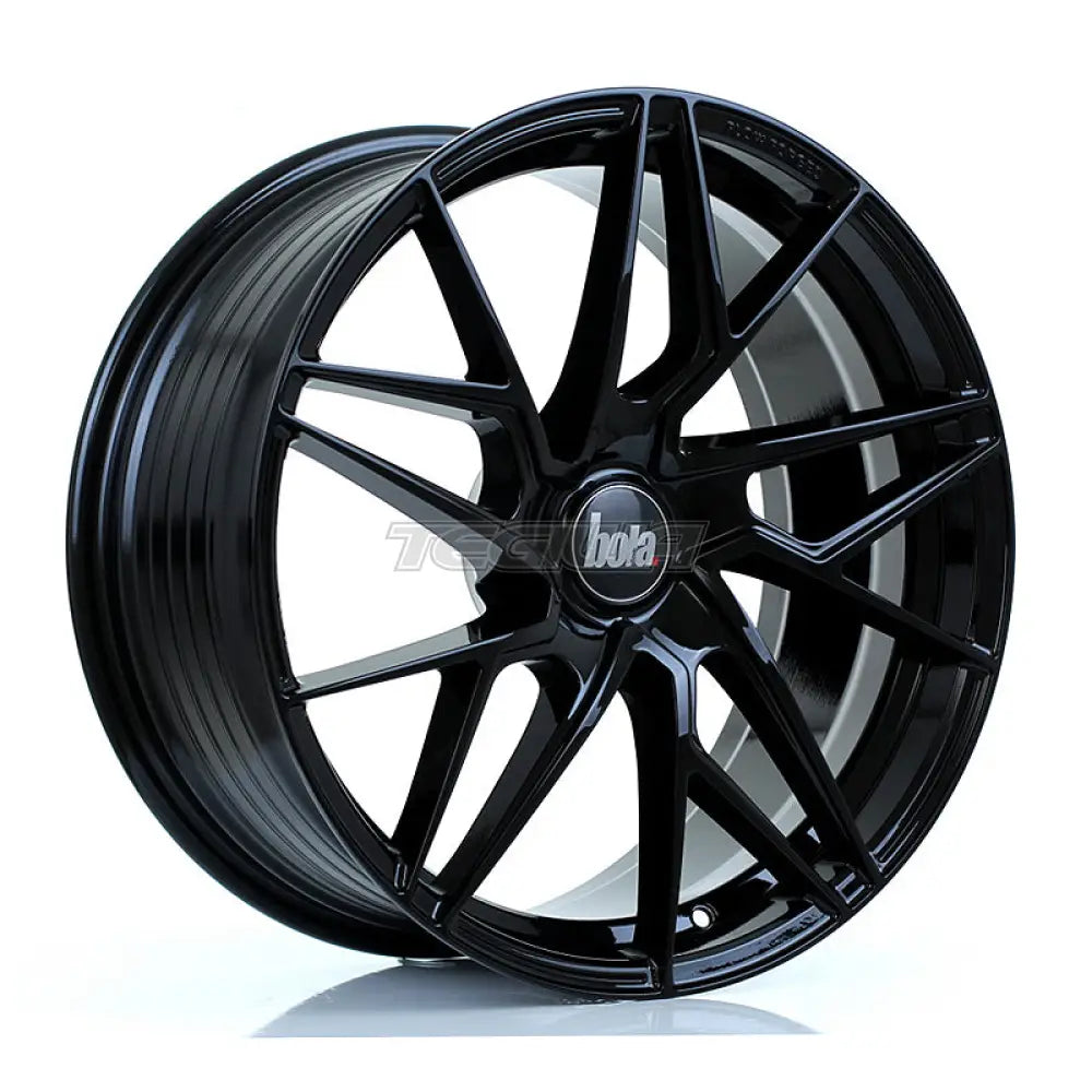 BOLA FLR Alloy Wheel 19x8.5 5x110 ET25 To 45 72.6mm CB Gloss Black Alloy Wheels