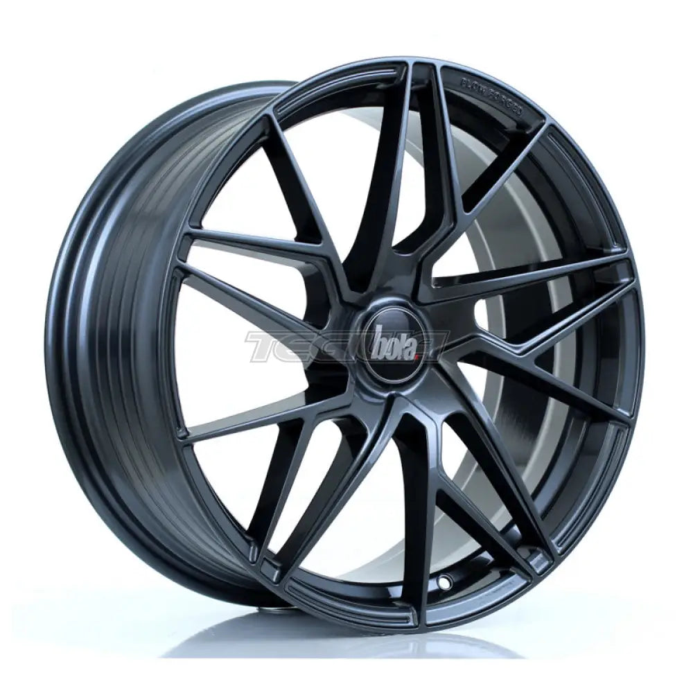 BOLA FLR Alloy Wheel 19x8.5 5x115 ET40 To 45 72.6mm CB Gloss Gunmetal Alloy Wheels