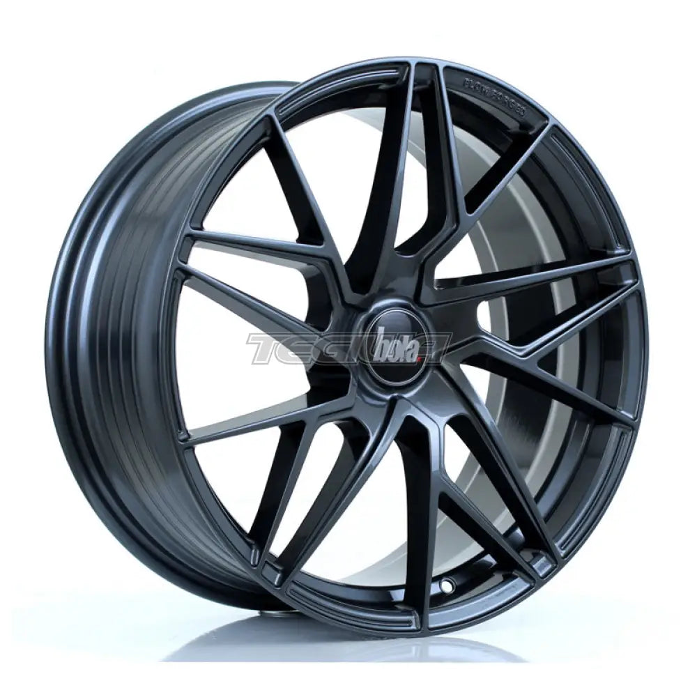 BOLA FLR Alloy Wheel 19x8.5 5x98 ET40 To 45 72.6mm CB Gloss Gunmetal Alloy Wheels