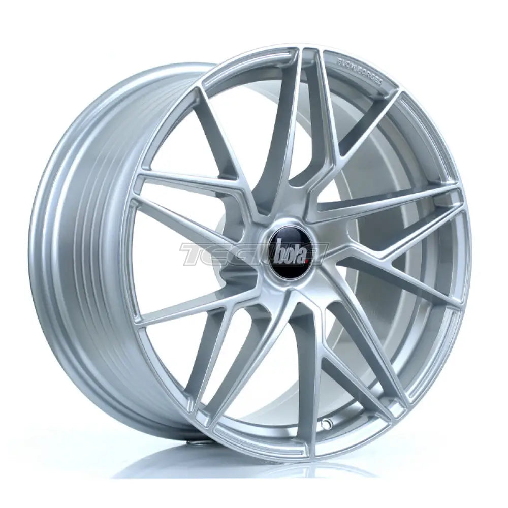 BOLA FLR Alloy Wheel 19x9.5 5x110 ET25 To 45 72.6mm CB Crystal Silver Alloy Wheels