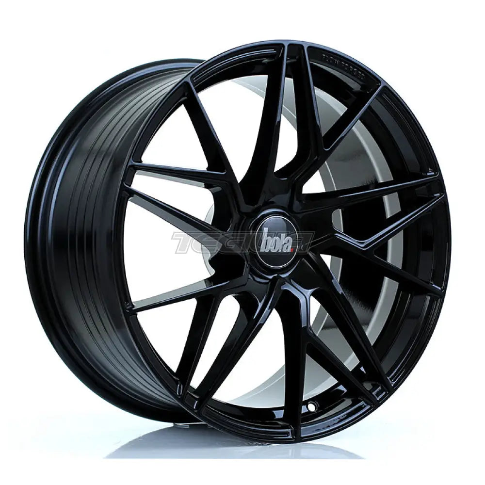 BOLA FLR Alloy Wheel 19x9.5 5x120 ET25 To 45 72.6mm CB Gloss Black Alloy Wheels