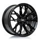 BOLA FLS Alloy Wheel 18x8 5x100 ET25 To 50 72.5mm CB Gloss Black Alloy Wheels