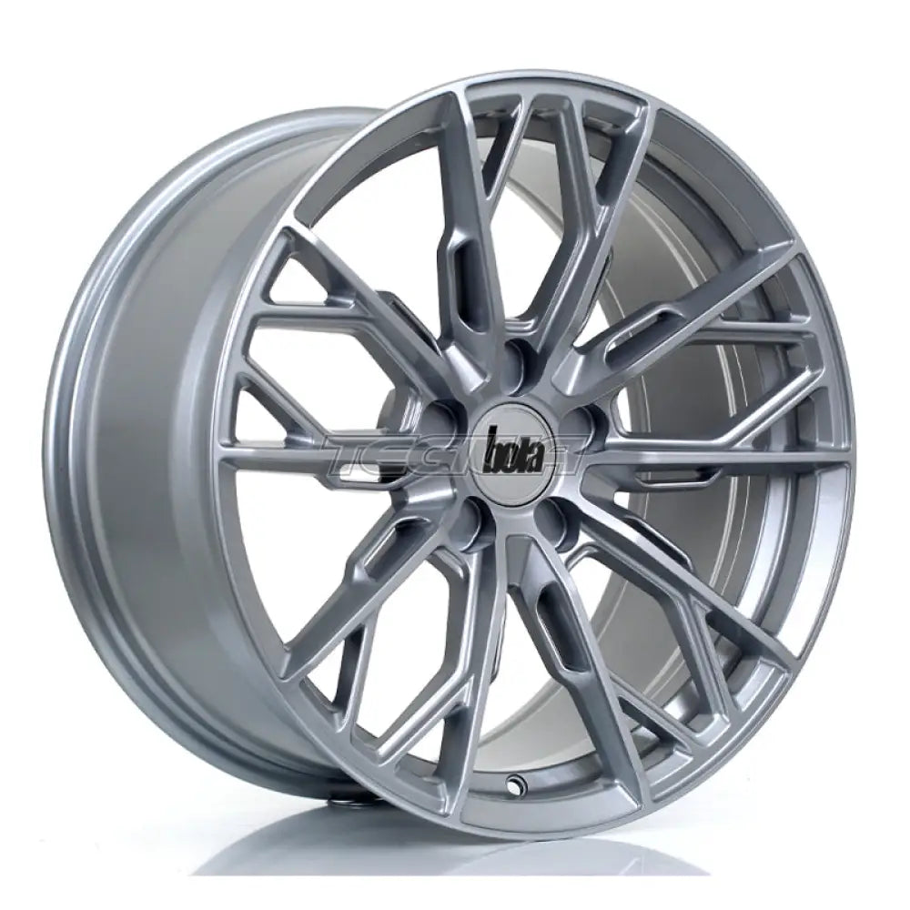 BOLA FLS Alloy Wheel 18x9 5x120.65 ET25 To 50 72.5mm CB Crystal Silver Alloy Wheels