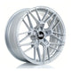 BOLA FLZ Alloy Wheel 18x8 5x108 ET25 To 50 72.5mm CB Crystal Silver Alloy Wheels