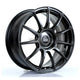 BOLA VST Alloy Wheel 17x7.5 4x108 ET40 To 45 72.6mm CB Hyper Black Alloy Wheels