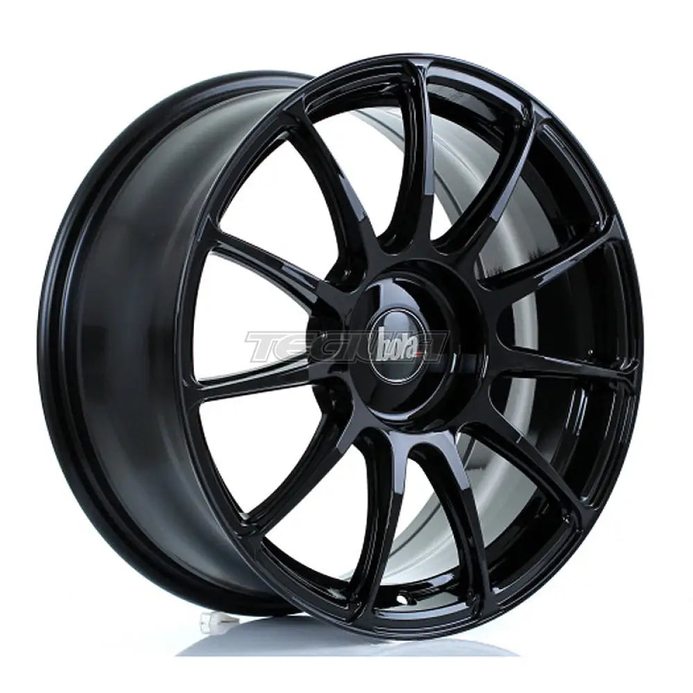 BOLA VST Alloy Wheel 17x7.5 4x98 ET40 To 45 72.6mm CB Gloss Black Alloy Wheels
