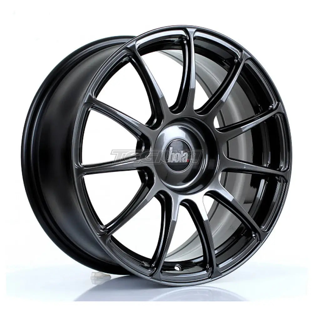 BOLA VST Alloy Wheel 17x7.5 5x100 ET40 To 45 72.6mm CB Hyper Black Alloy Wheels