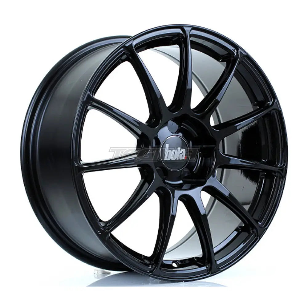 BOLA VST Alloy Wheel 18x8 5x105 ET40 To 45 72.6mm CB Gloss Black Alloy Wheels