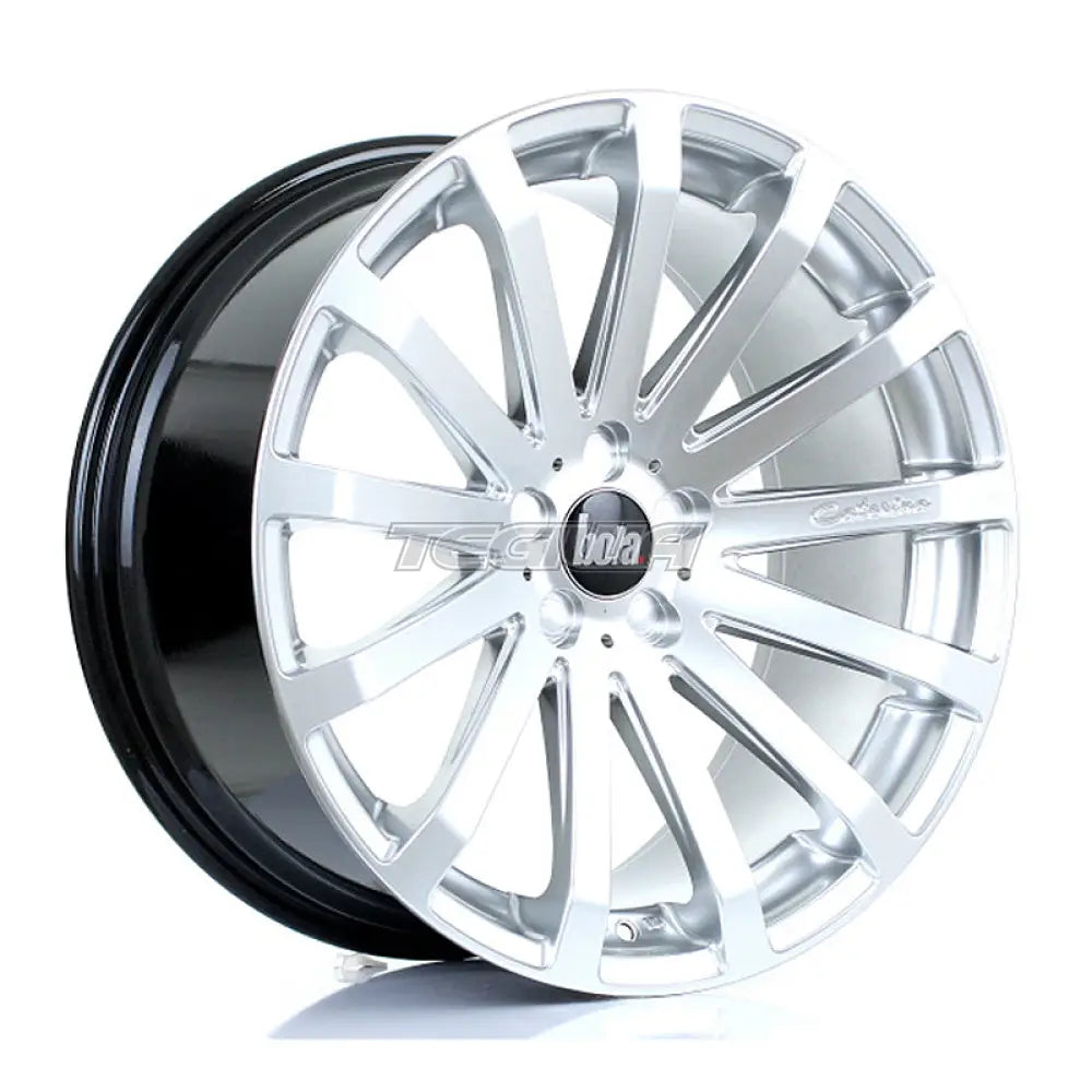 BOLA XTR Alloy Wheel 20x9.5 5x112 ET20 To 45 72.6mm CB Hyper Silver Alloy Wheels