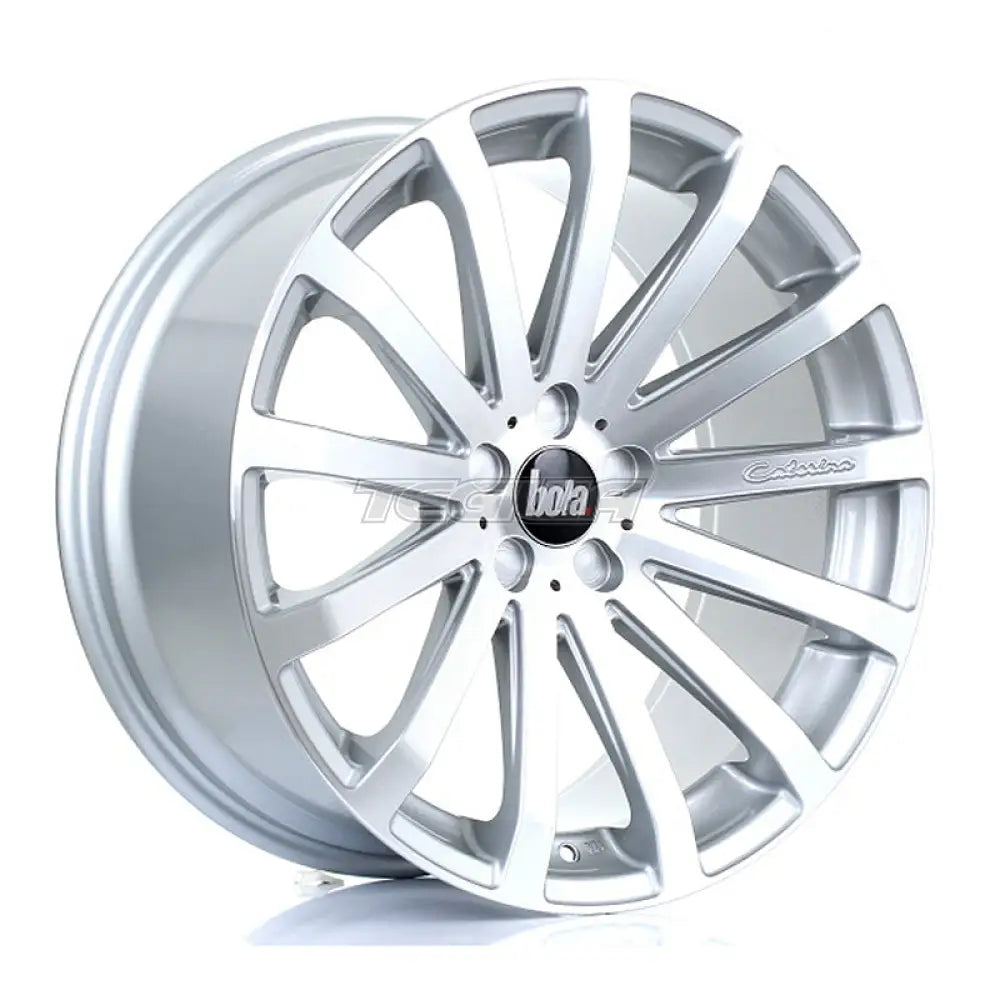 BOLA XTR Alloy Wheel 20x9.5 5x130 ET20 To 45 72.6mm CB Silver Polished Face Alloy Wheels