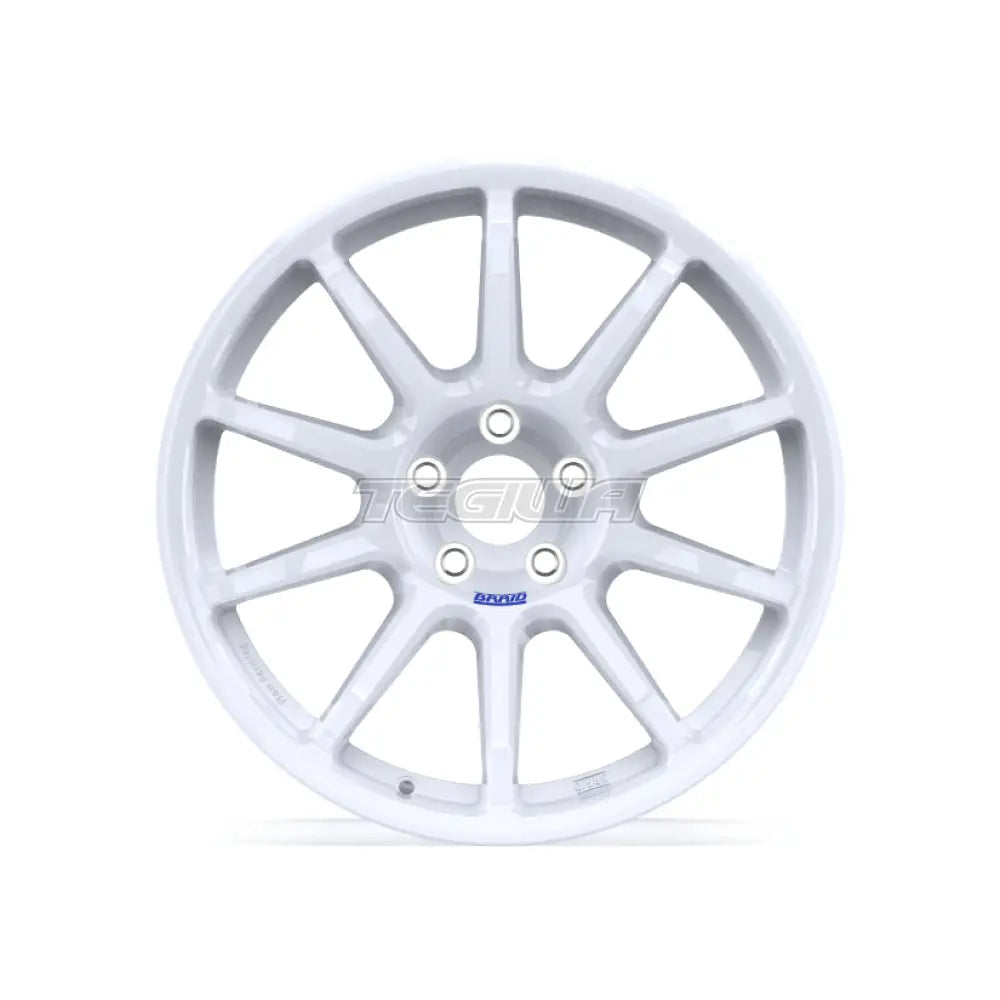 Braid Fullrace AC FF Alloy Wheel 18x10 ET-5 to 50 4x108 White Shiny Alloy Wheels