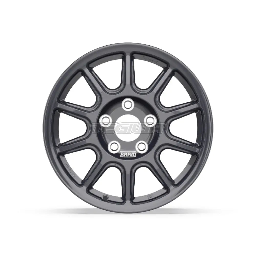 Braid Fullrace C Alloy Wheel 15x7 ET15 to 55 4x114 Anthracite Shiny Alloy Wheels