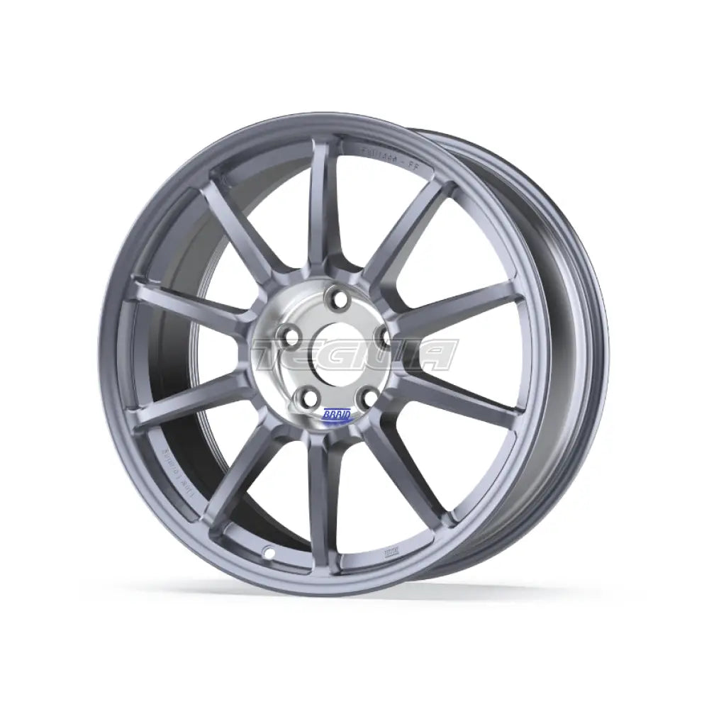 Braid Fullrace FF Alloy Wheel 18x8 ET5 to 65 4x114 Dark Grey Shiny