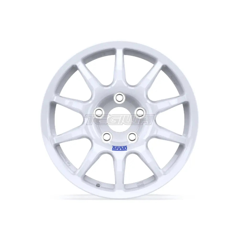 Braid Fullrace Maxlight Alloy Wheel 15x8 ET5 to 50 4x95 White Shiny Alloy Wheels
