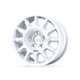 Braid Fullrace Rally T Alloy Wheel 15x6.5 ET15 to 55 5x108 White Shiny Alloy Wheels