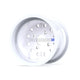 Braid Tenrace + Alloy Wheel 10x6 ET3 + 3 4x108 White Shiny Alloy Wheels