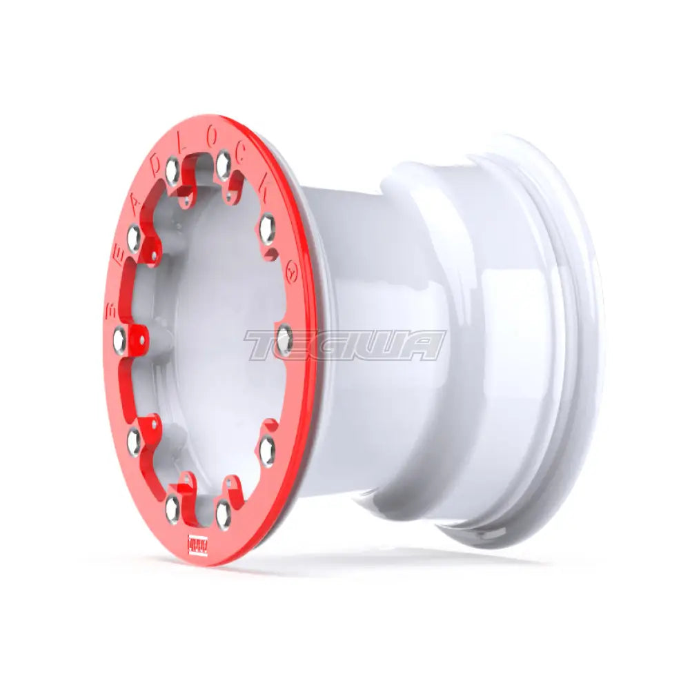 Braid Tenrace + Beadlock A Alloy Wheel 10x8 ET3 + 5 4x100 White Shiny Alloy Wheels