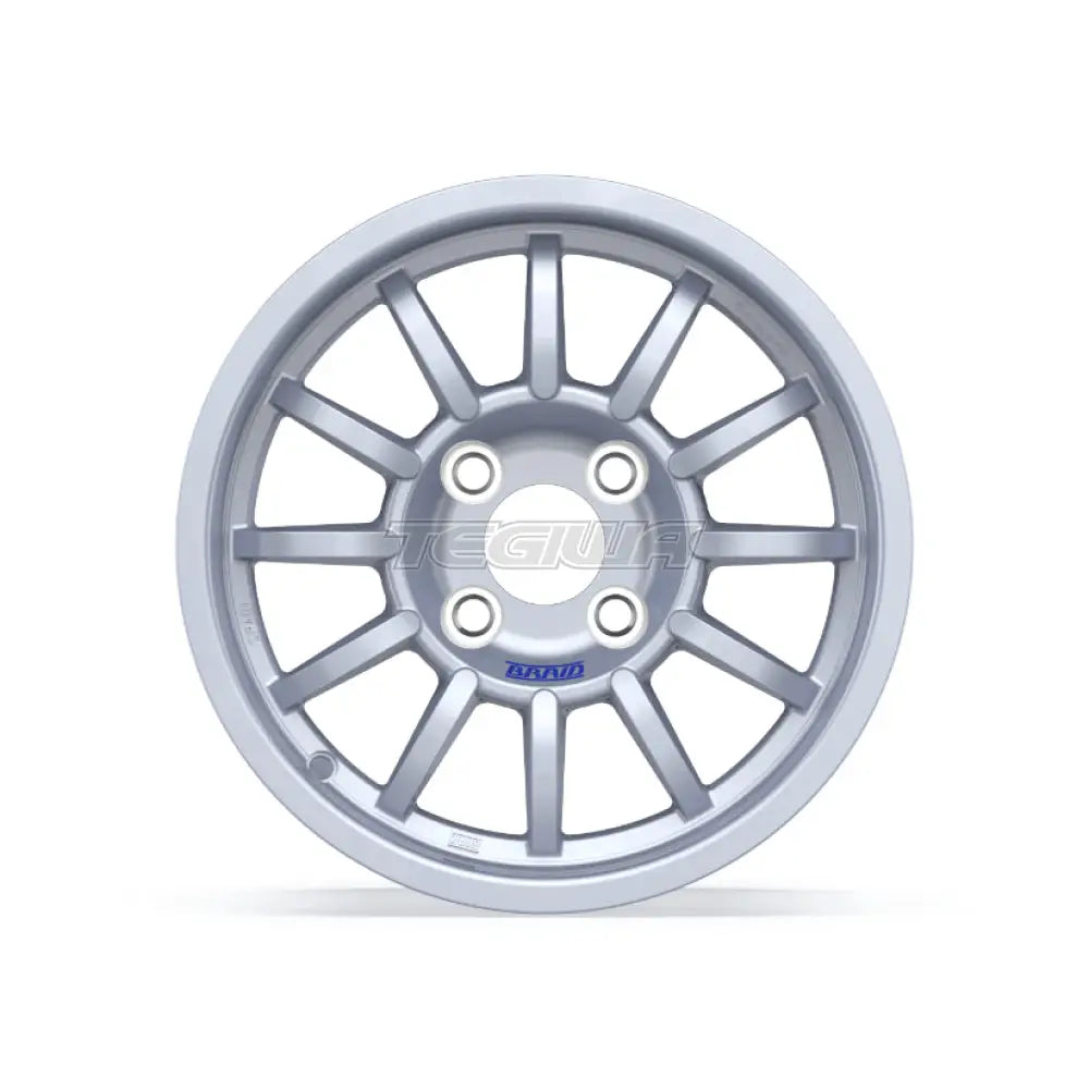 Braid Winrace A Alloy Wheel 13x7 ET11 to 35 4x100 Silver WR Alloy Wheels