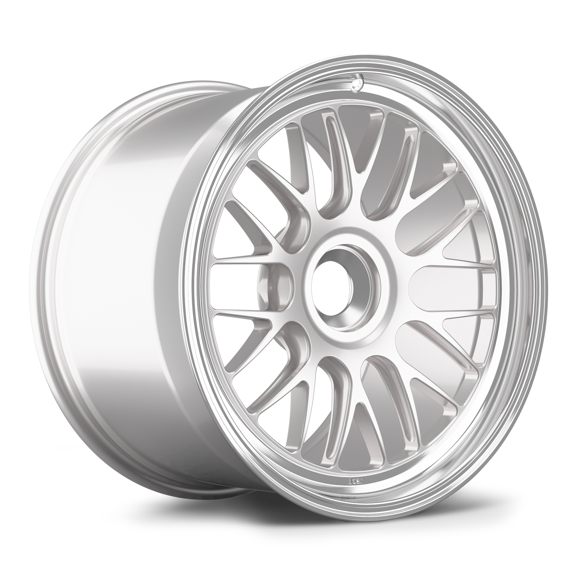 Apex ML-10RT Forged Alloy Wheel 19x12 ET46 PSCL Race Silver - Machined Lip 101mm CB