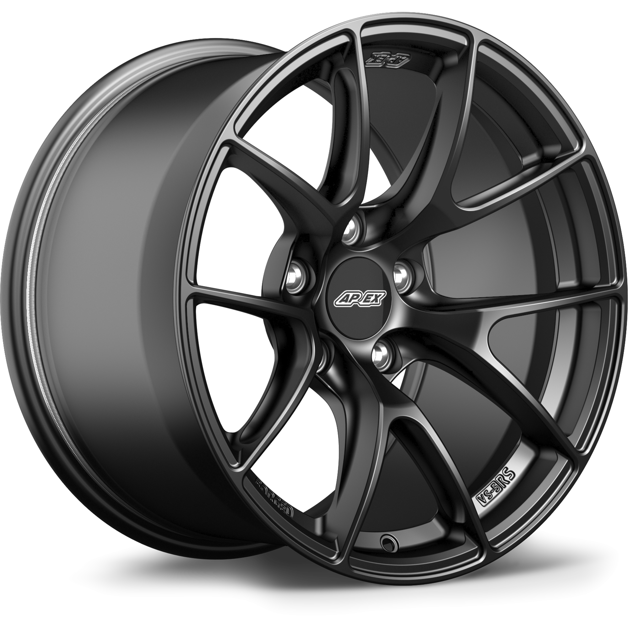 Apex VS-5RS Forged Alloy Wheel 17x10 ET25 5x120 Satin Black 72.56mm CB