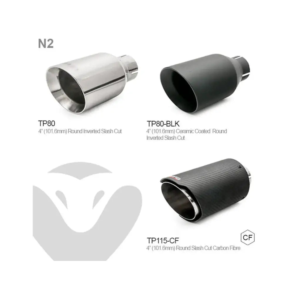 Cobra Sport Valved Front Flex Back Non-Resonated Exhuast System Honda Civic Type R FL5 23+