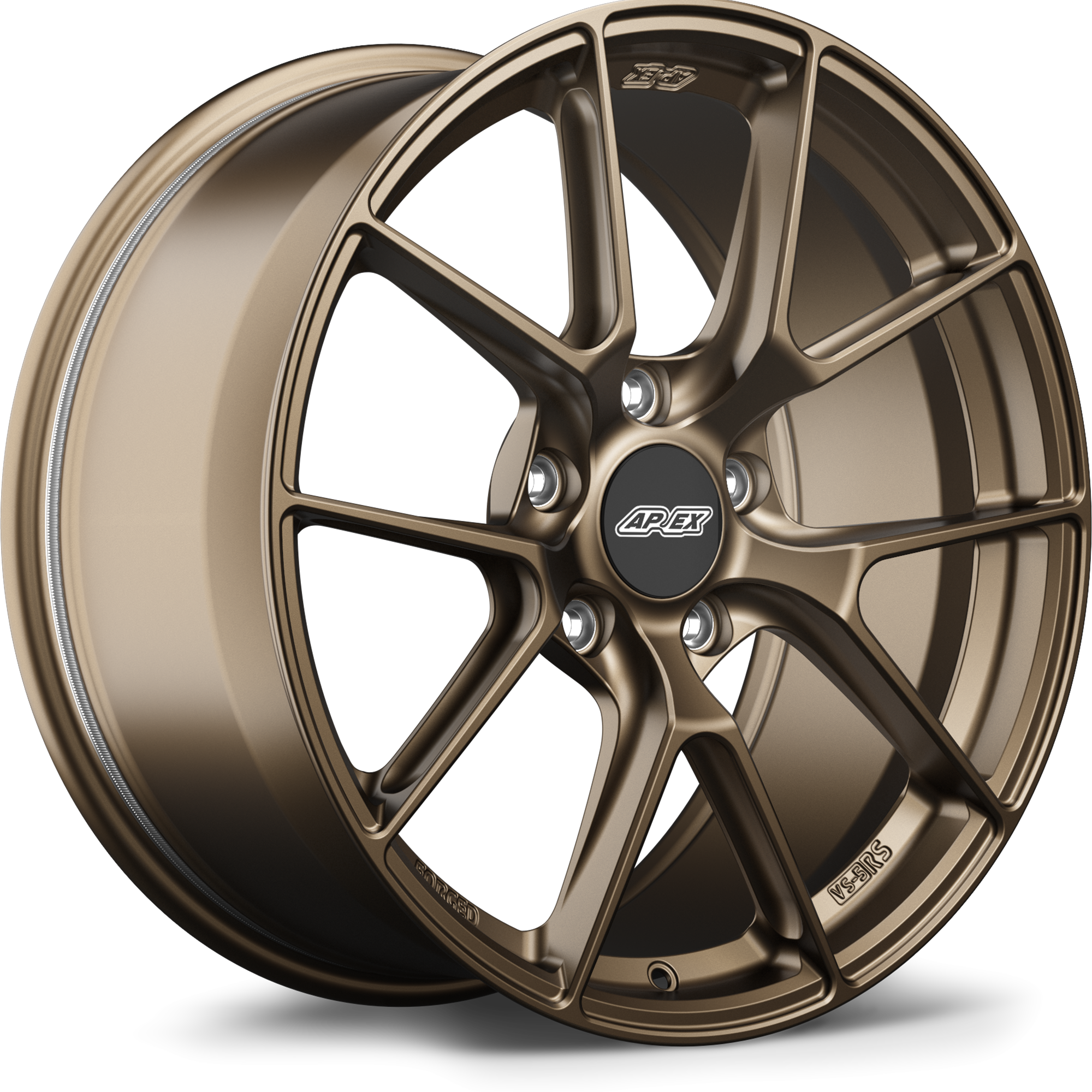 Apex VS-5RS Forged Alloy Wheel 19x9 ET50 5x130 Satin Bronze 71.6mm CB