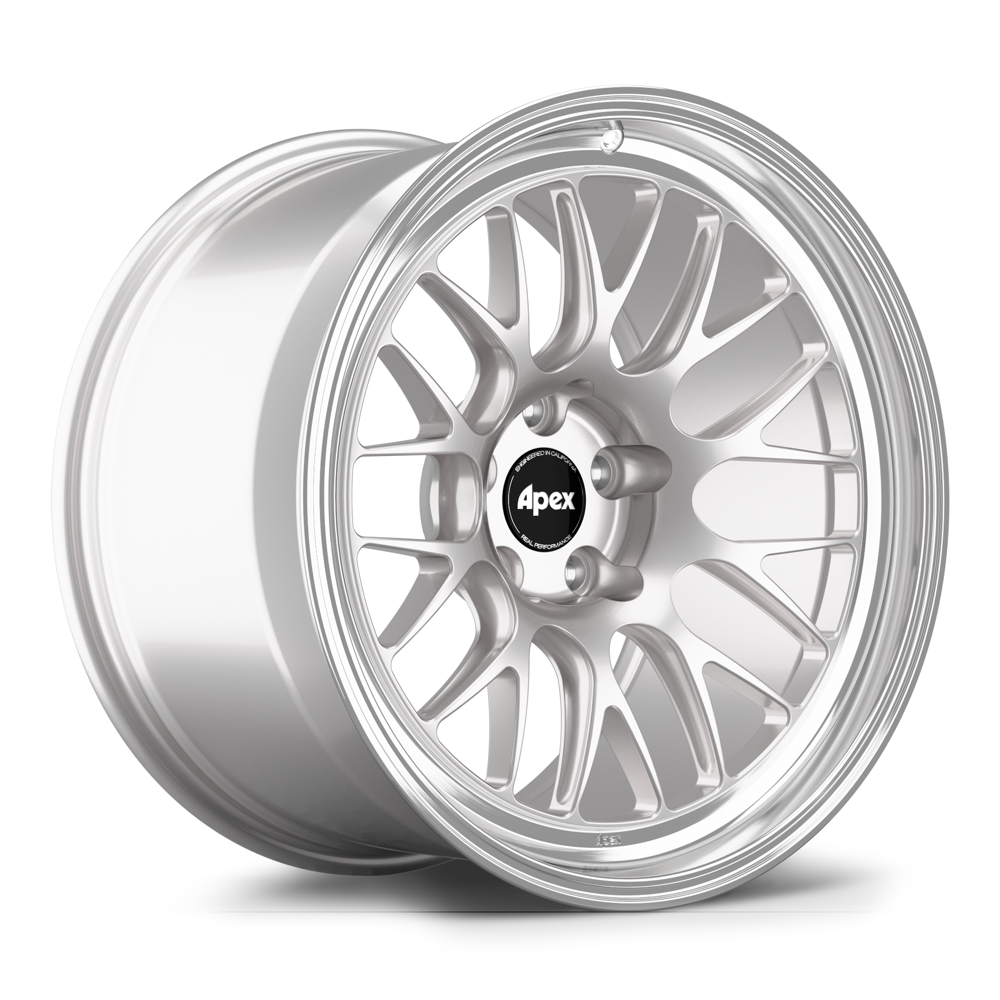 Apex ML-10RT Forged Alloy Wheel 19x11 ET9 5x120 Race Silver - Machined Lip 67.1mm CB