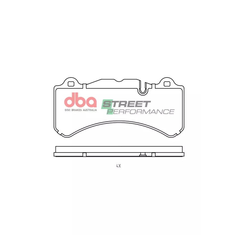 DBA Street Performance Big Brake Kit DB15323SP - Front