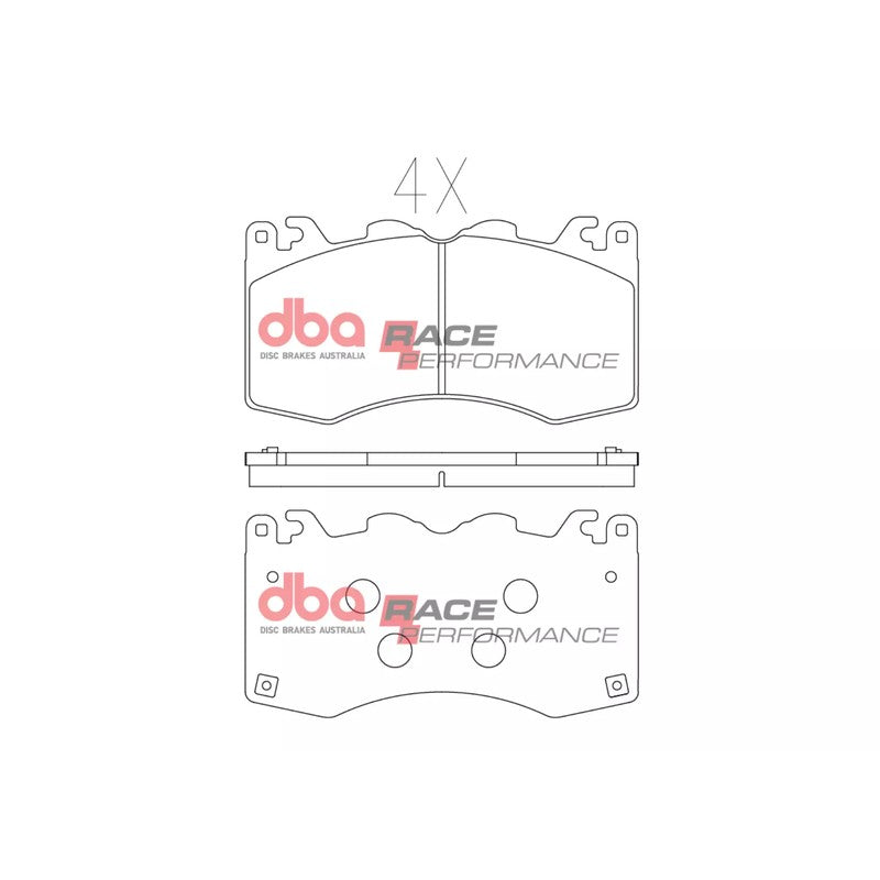 DBA Race Performance Brake Pads 185.7mm x 97.9mm DB15334RP - Front