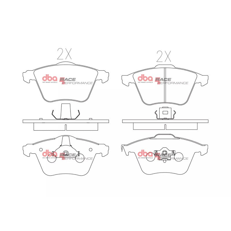 DBA Race Performance Brake Pads 155.1mm x 72.8mm DB2176RP - Front