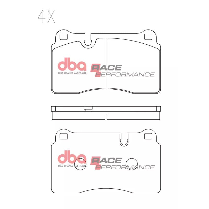 DBA Race Performance Brake Pads 131.7mm x 77.3mm DB2228RP - Front