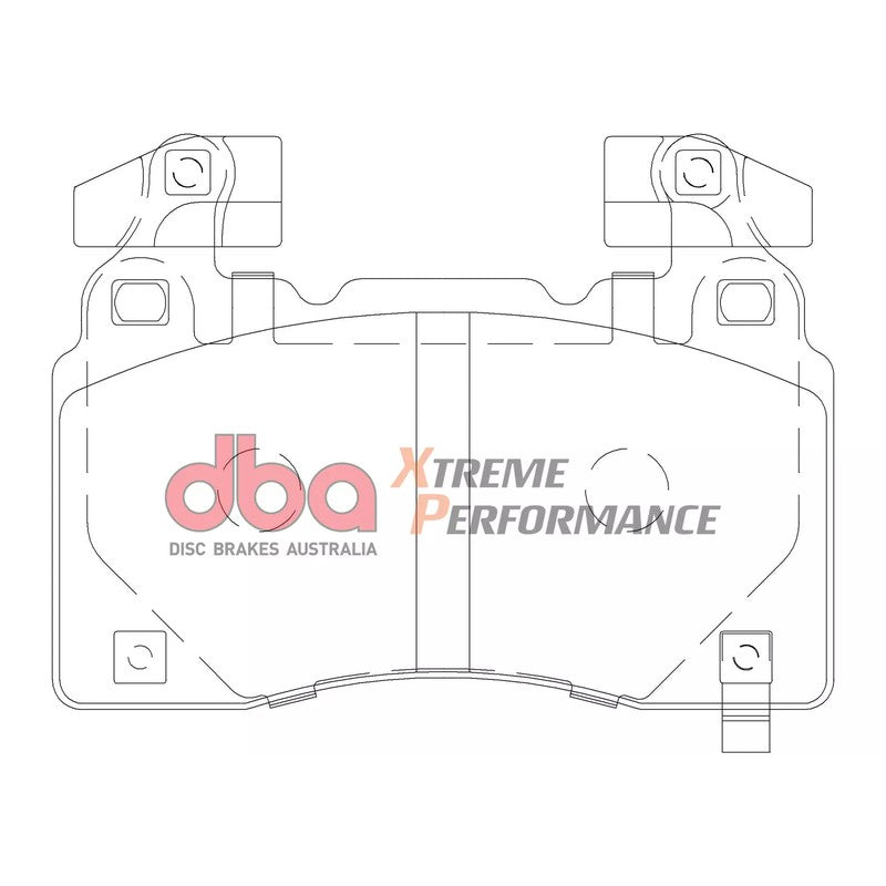 DBA Xtreme Performance Brake Pads 131.8mm x 97mm DB2358AXP - Front