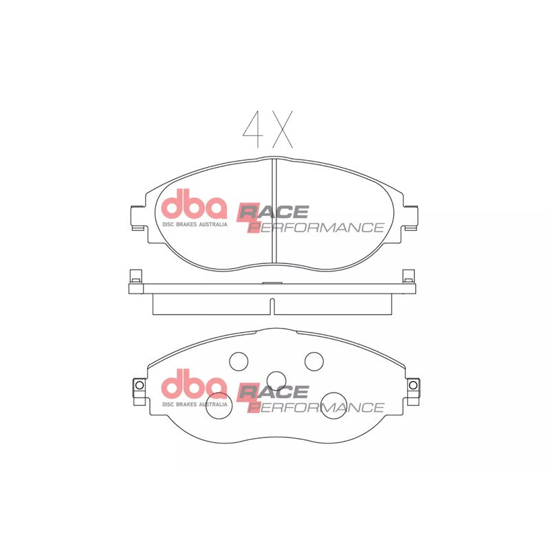 DBA Race Performance Brake Pads 175.3mm x 69.7mm DB8849RP - Front
