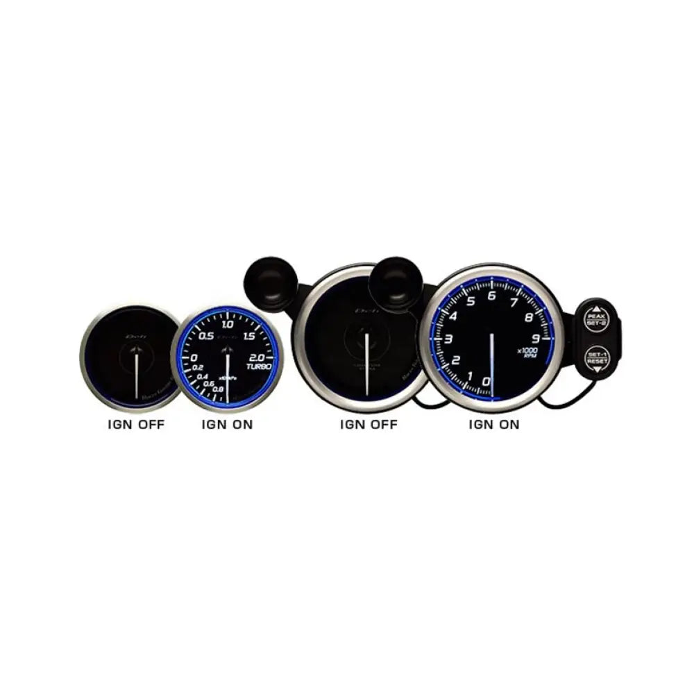 Defi Racer N2 Boost Gauge - 52mm Defi Racer N2 Boost Gauge - 52mm