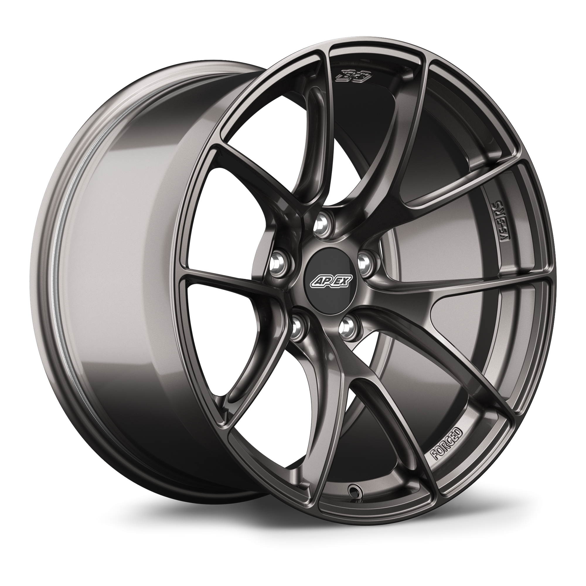 Apex VS-5RS Forged Alloy Wheel 18x12 ET57 5x114.3 Anthracite 70.5mm CB