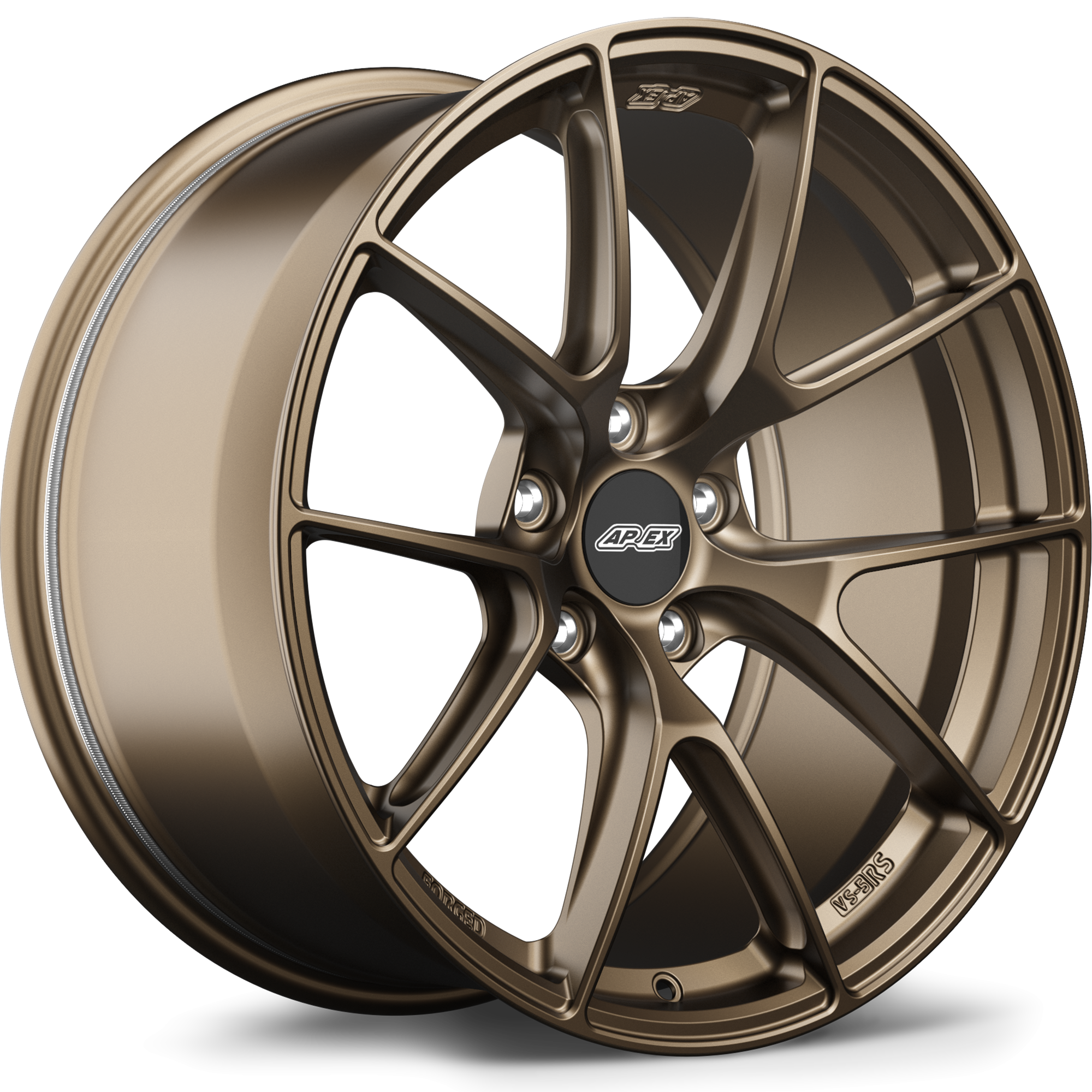Apex VS-5RS Forged Alloy Wheel 19x10.5 ET44 5x130 Satin Bronze 71.6mm CB